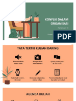 Pertemuan 10 - Konflik Dalam Organisasi