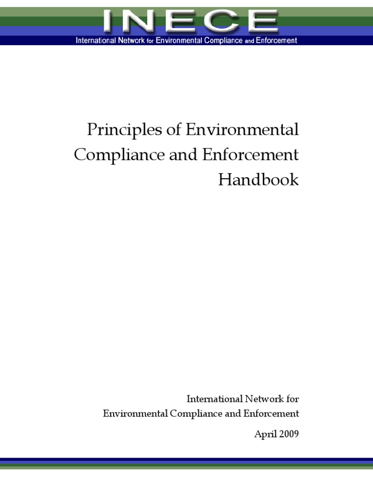 Inece Principles Handbook Eng | Download Free PDF | Regulatory ...