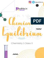 Padhle 11th - Chemical Equilibrium Notes