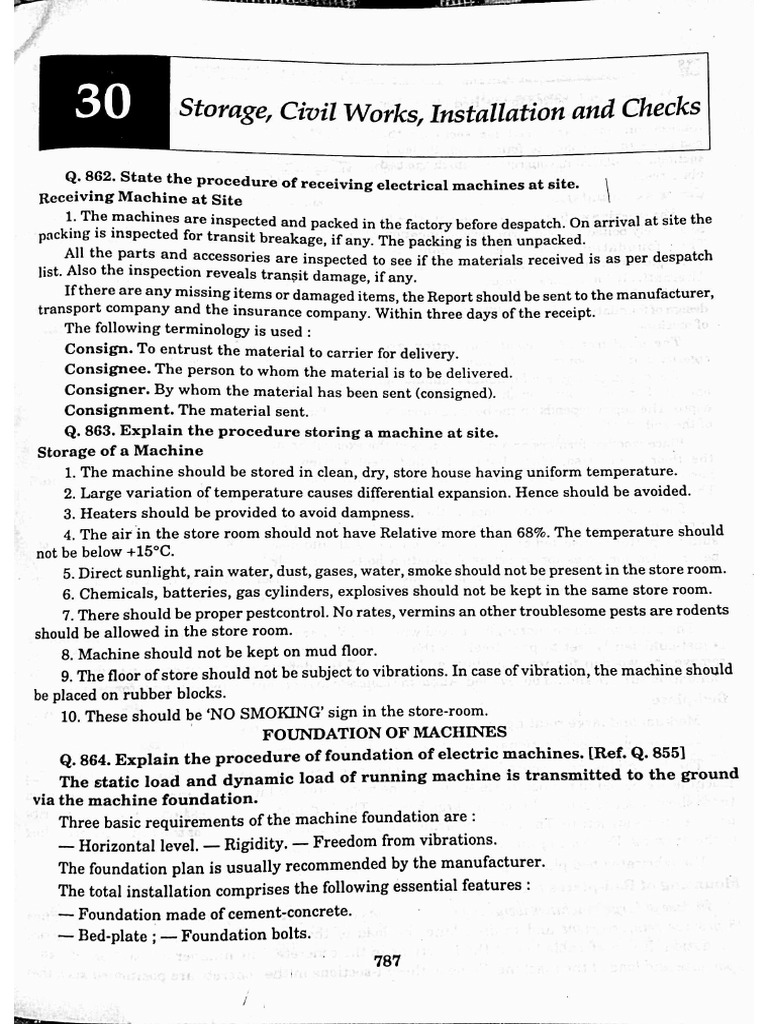 Installation Maintenance and Testing of Electrical Machines PDF