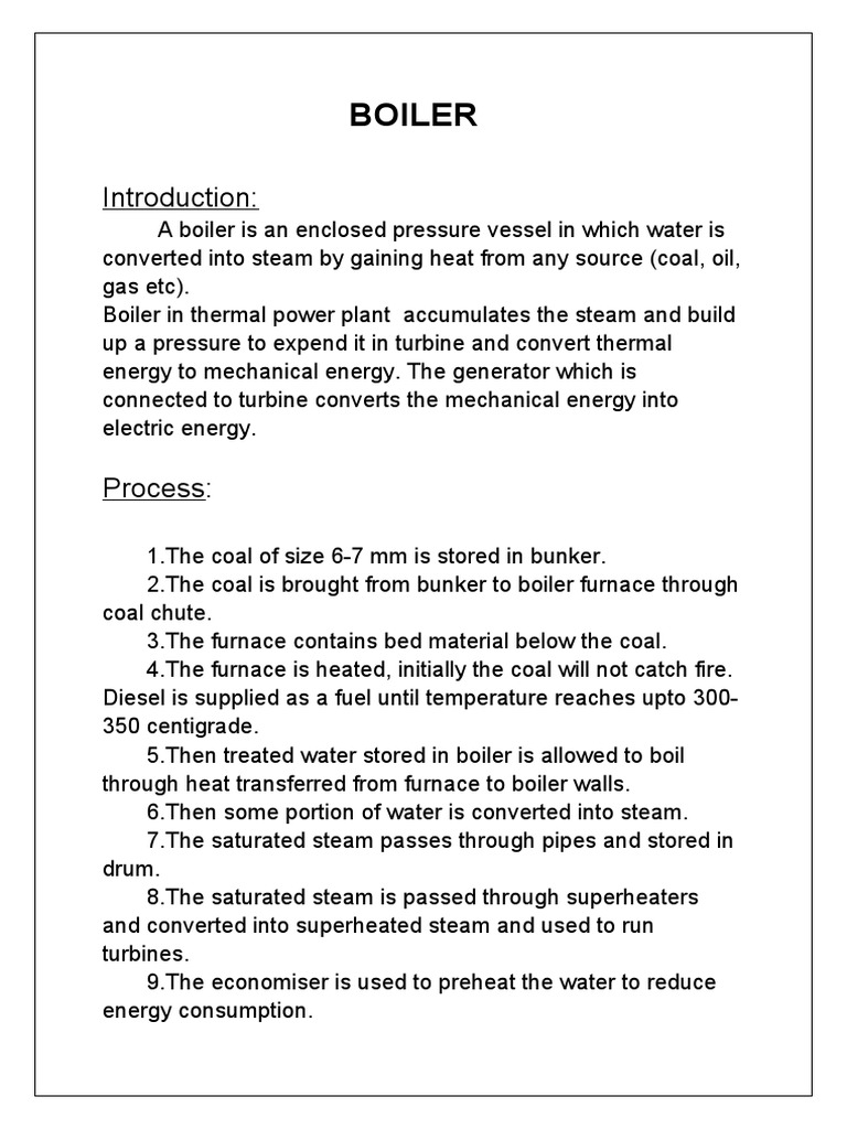 Types and Processes of Boilers | PDF | Boiler | Coal