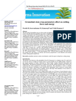 Groundnut Stem Crop Parameters Effect On Cutting Force and Energy