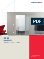 Dormakaba Technical Brochure Slidingdoor Operator Cs80magneo en PDF