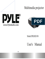 Multimedia Projector User's Manual