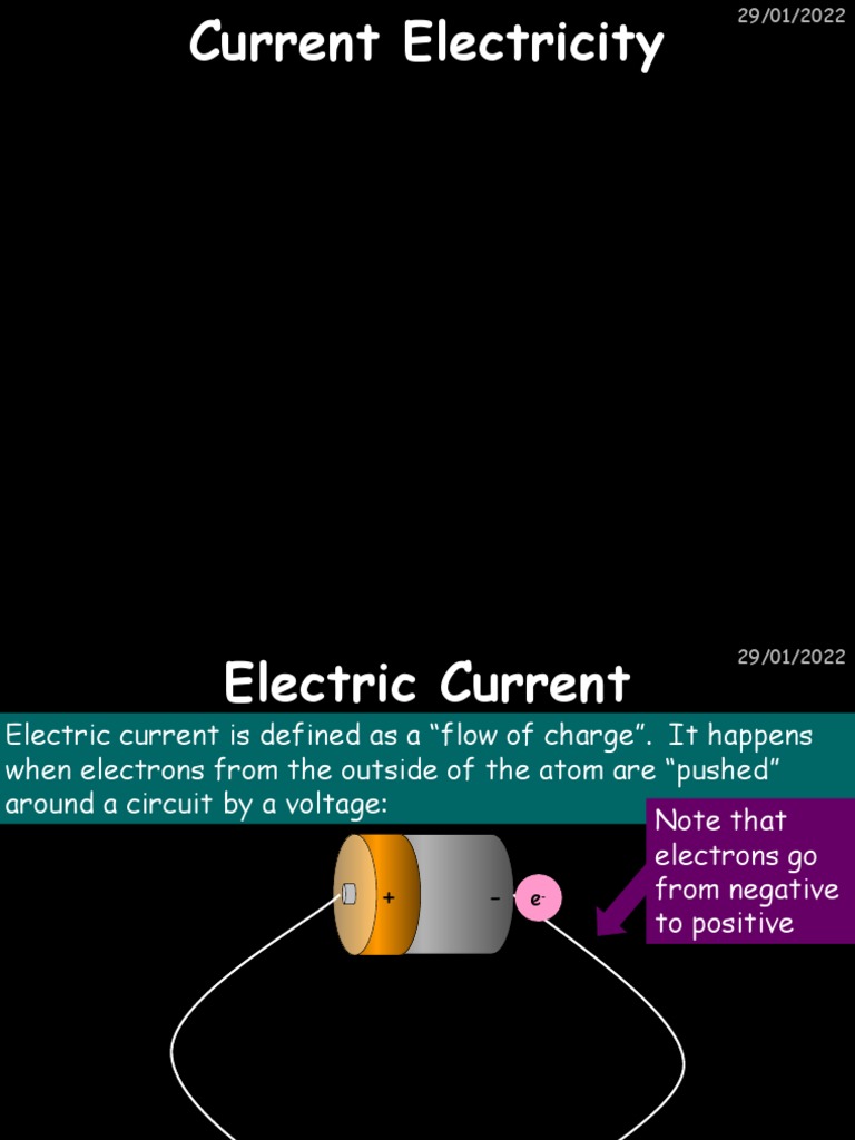 Lesson 1 - Introduction To Electricity | PDF