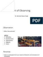 Art of Observing: Dr. Abhishek Narain Singh