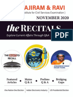 The Recitals November 2020 Vajiram
