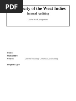 Financial Accounting - Course Work Assignment DOWNLOAD