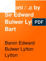 Zanoni c by Sir Edward Bulwer Lytton Bar