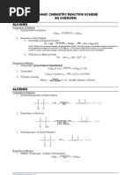 chemistry - organic chemistry reaction scheme