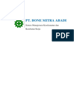 Sistem Manajemen Keselamatan Kerja (K3L) PT BMA