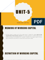 Working Capital