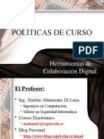 Políticas de Curso - HCD