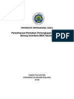 Pemeliharaan/Perbaikan Perlengkapan/ Peralatan Barang Inventaris Milik Fakultas