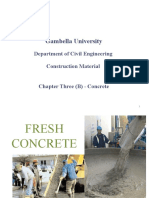 Fresh Concrete Properties