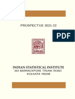 ISI Prospectus 2021