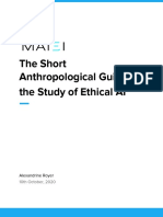 Short Anthropological Guide To Study AI