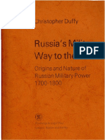 Christopher Duffy - Russia's Military Way To The West - Origins & Nature of Russian Military Power 1700-1800