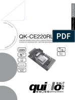 QK-CE220RL: Control Board For A 230V Ac Single-Phase Motor Scheda Di Comando Per 1 Motore Monofase 230V Ac