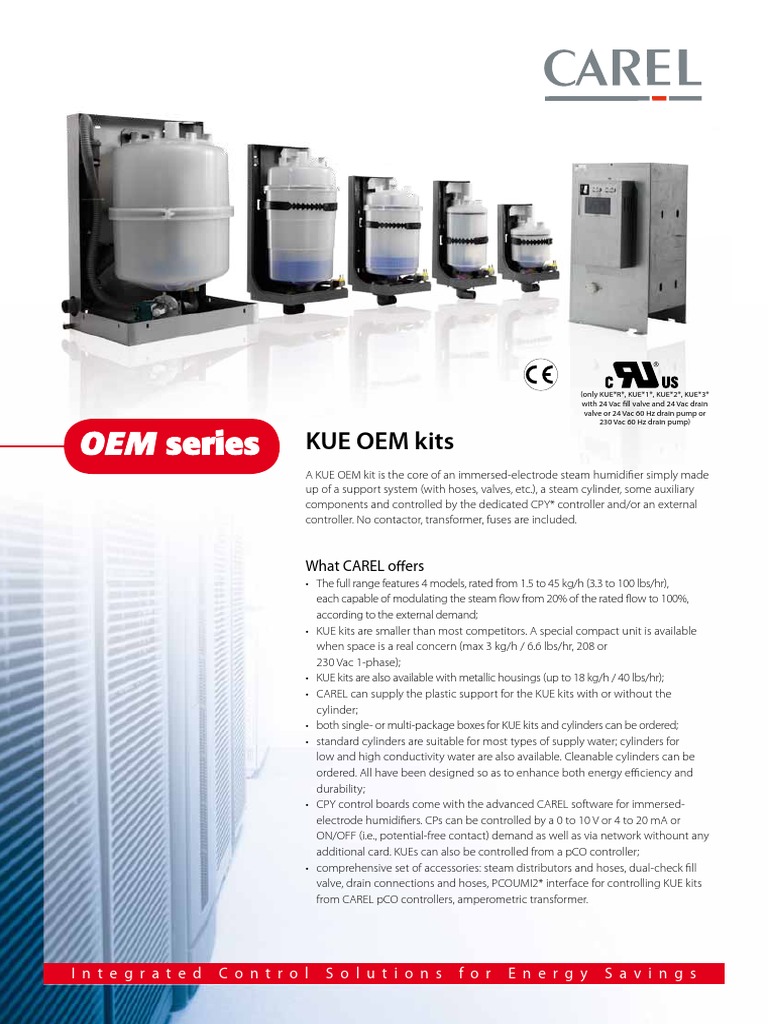 KUE OEM Kits: What CAREL Offers | Download Free PDF | Energy Technology ...