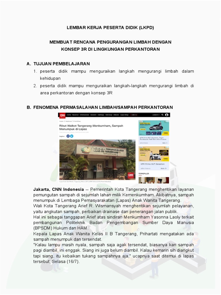 PPL LKPD Limbah 2 | PDF