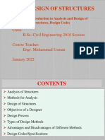 Lecture-1 Introduction To Design of Structures & Design Codes