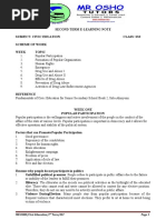 Governmnet Lesson Notes For SS1, SS2, SS3 | PDF | Monarchy | Elections