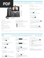 Cisco IP Phone 8800 Series Multiplatform Phones Quick Start Guide