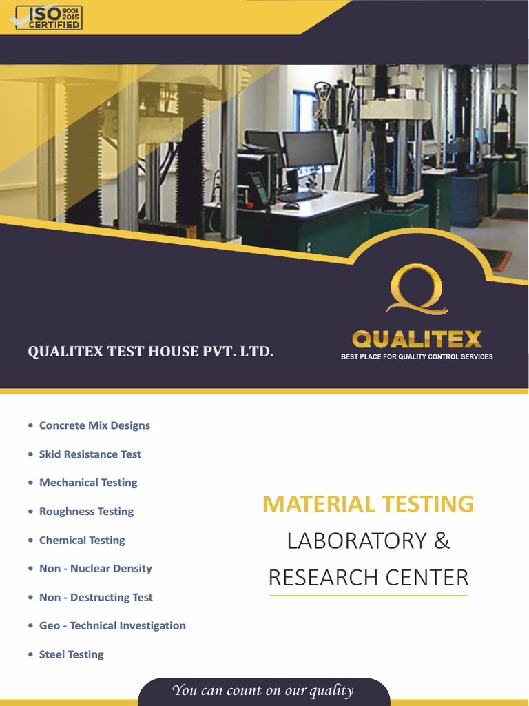Brochure Qualitex PDF Concrete Soil