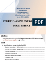 1a Parte Certificazione Energetica Edifici