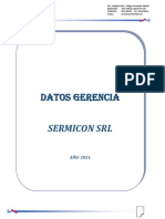 Datos Gerencia - Sermicon SRL
