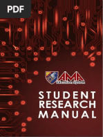 AMAES Student Research Manual (Revised Edition 2020)