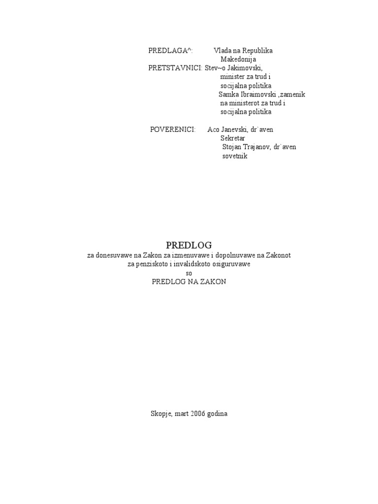 Predlog | PDF