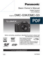 DMC-G3 Basic Owner's Manual