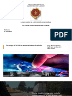 The Usage of WLAN For Automatization of Vehicles Final