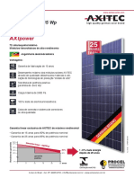 Datasheet - Painel FV - Axitec - 325 a 335 Wp -  72 Células - Policristalino
