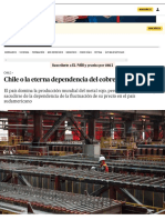 Chile o La Eterna Dependencia Del Cobre - Economía - EL PAÍS