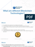 08 What Are Different Blockchain Technologies