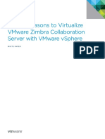 Top 10 Reasons To Virtualize Vmware Zimbra Collaboration Server With Vmware Vsphere White Paper