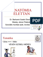 01. Anatómia - Élettan Bevezető