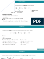 Permutations and Combination