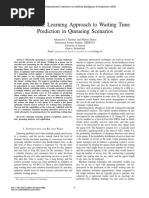 A Machine Learning Approach To Waiting Time Prediction in Queueing Scenarios