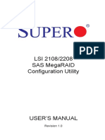 LSI 2108 2208 SAS MegaRAID Configuration Utility