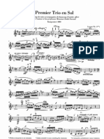 Debussy Piano Trio in G Parts