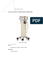 High Frequency Oscillatory Ventilator