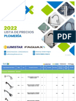 $ - Plomeria - Lista de Precios - 27-01-2022