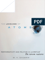 Shearin, Wilson H - The Language of Atoms _ Performativity and Politics in Lucretius' de Rerum Natura-Oxford University Press (2015)