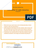 Caterpillar in Latin America: Services Marketing