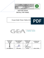 Metode Install Material FRP Panel