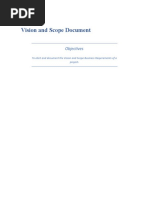 System Vision Document Template | PDF | Risk | System